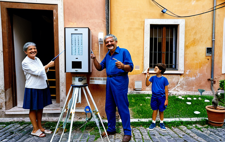 기후변화 시민 관측의 상호작용 연구 - "A group of Italian citizens, fully clothed, participating in a phenology project in a Tuscan vineya...